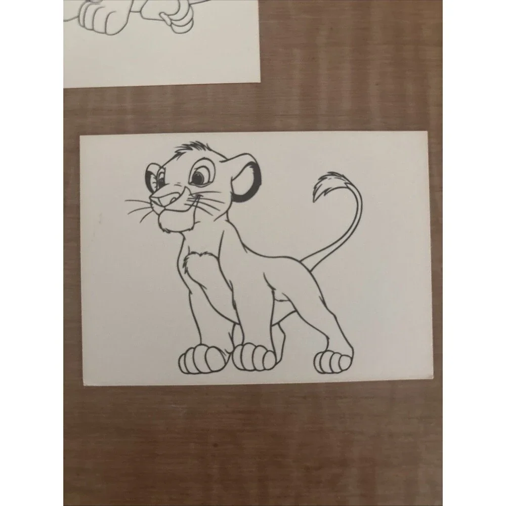 Lion King Trading Cards Skybox Series 1 Inserts: Coloring, Activity, Foil